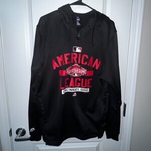 2015 MLB All-Star Game American League Quarter Zip Hoodie, Black, Medium
